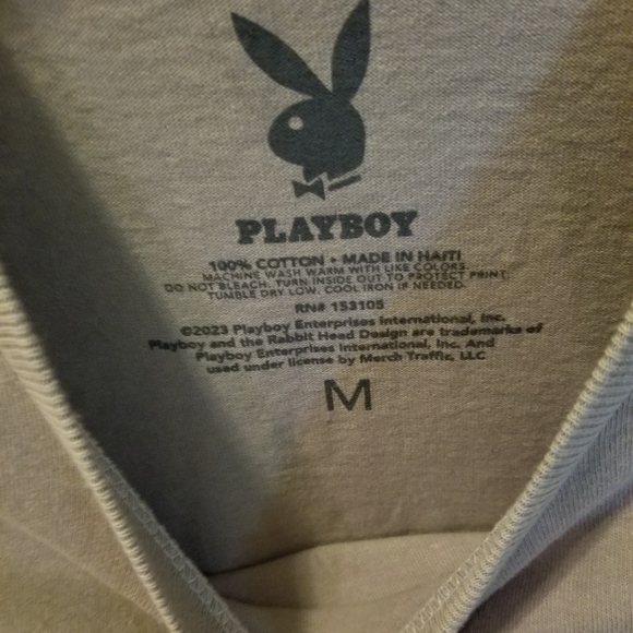 NWT Playboy Medium T-shirt - Picture 3 of 7